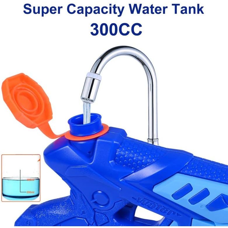 Hitop Water Gun Super Water Soaker Blaster 300CC, 2pk - Just Closeouts Canada Inc.