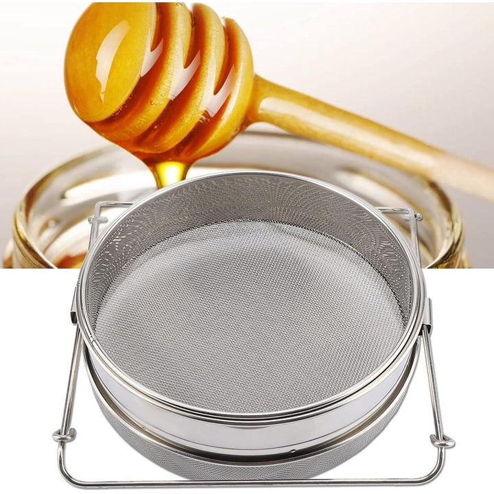 Honey Strainer Double Sieve, Big Stainless Steel Double Bee Sieve Honey Debris Strainer with Adjustable Arms Bee Keeping Extract Tools - Just Closeouts Canada Inc.X004W8D7X9