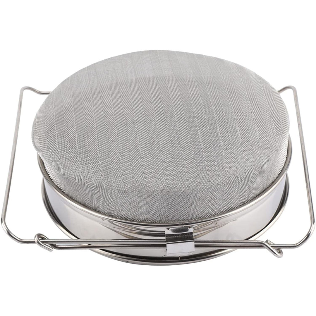 Honey Strainer Double Sieve, Big Stainless Steel Double Bee Sieve Honey Debris Strainer with Adjustable Arms Bee Keeping Extract Tools - Just Closeouts Canada Inc.X004W8D7X9