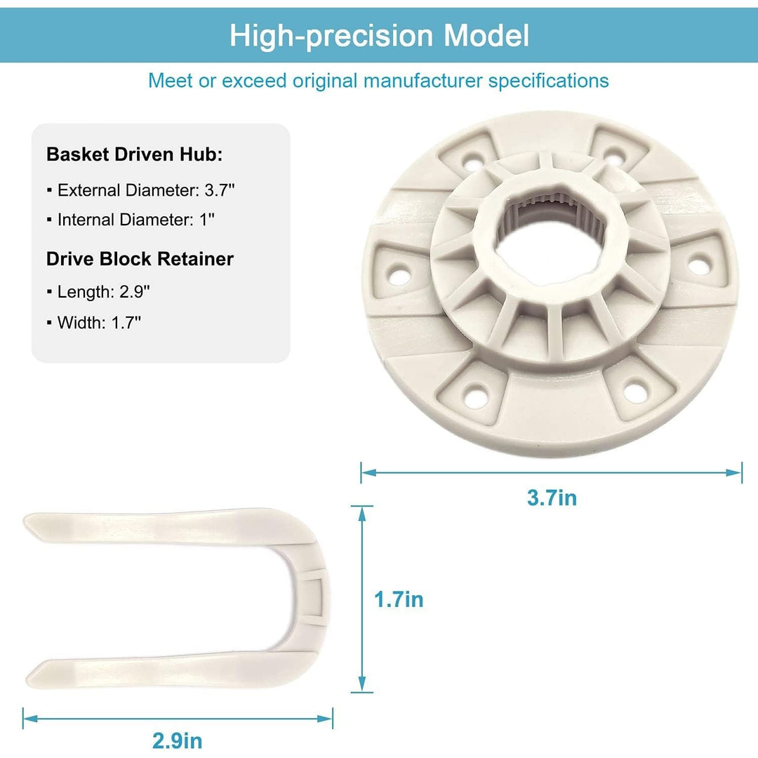 HPUY Updated W10528947 Basket Driven Hub Kit Replacement for Whirlpool Maytag Kenmore Washers, Replace W10396887 2684908 AP5665171 PS6012095 EAP6012095 W10528947VP - Just Closeouts Canada Inc.