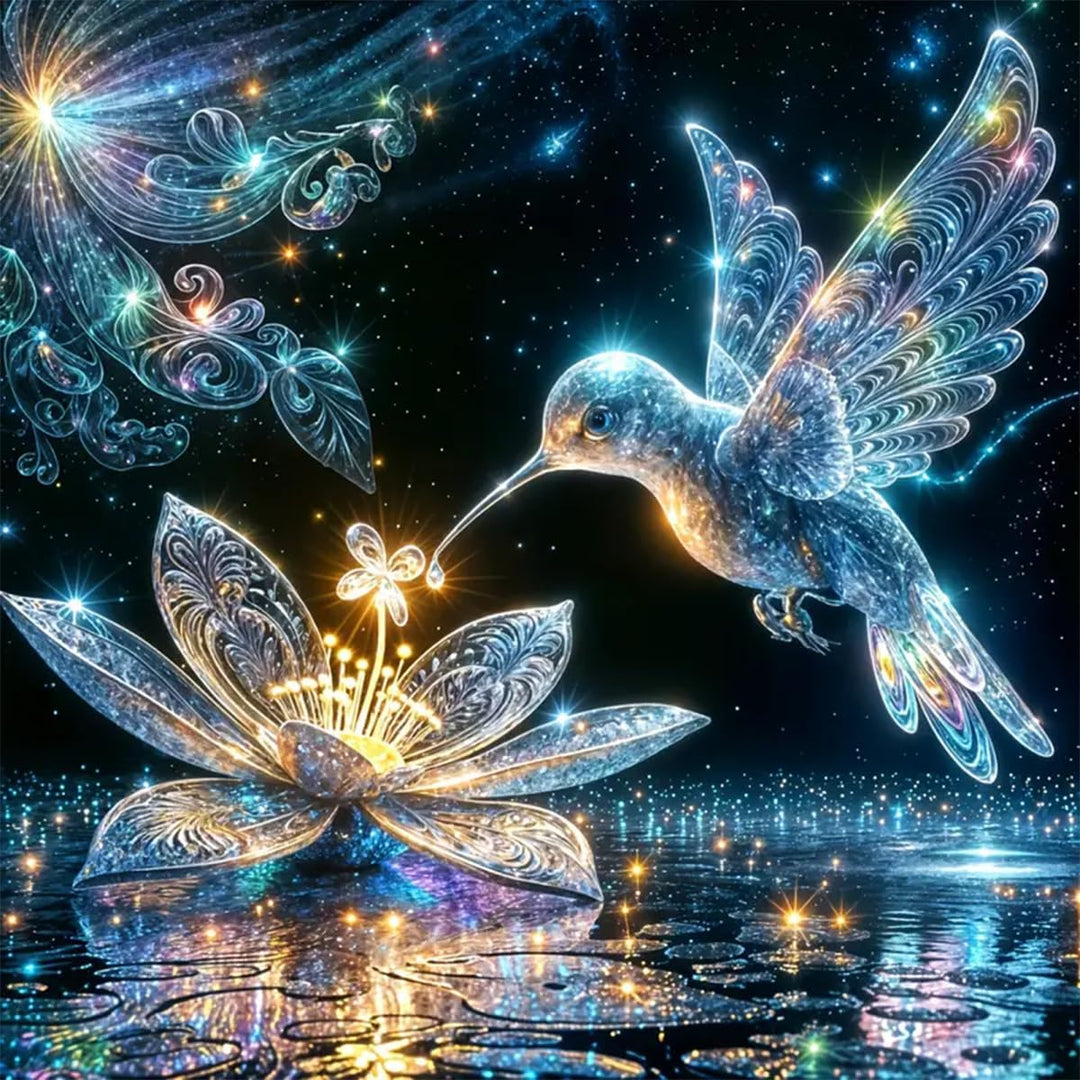 Hummingbird Diamond Art Kits for Adults Beginners,5D Full Drill Crystal Bird Diamond Painting Kits for Adults,DIY Gem Painting Kit Art Crafts for Home Wall Decor 14X14 Inch. - Just Closeouts Canada Inc.