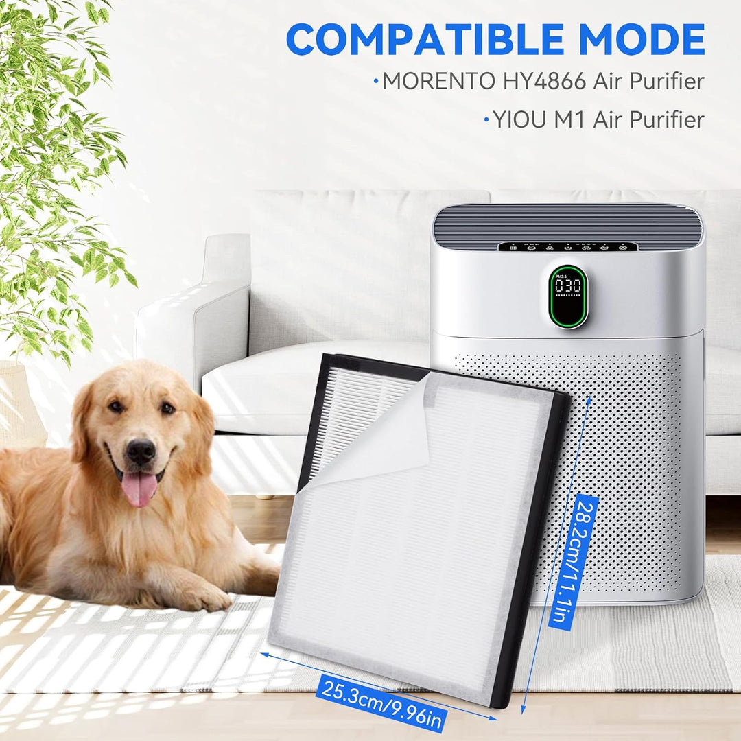 HY4866G Air Purifier Filter Kit, 4 Filters and 4 Pre-Filters - Just Closeouts Canada Inc.
