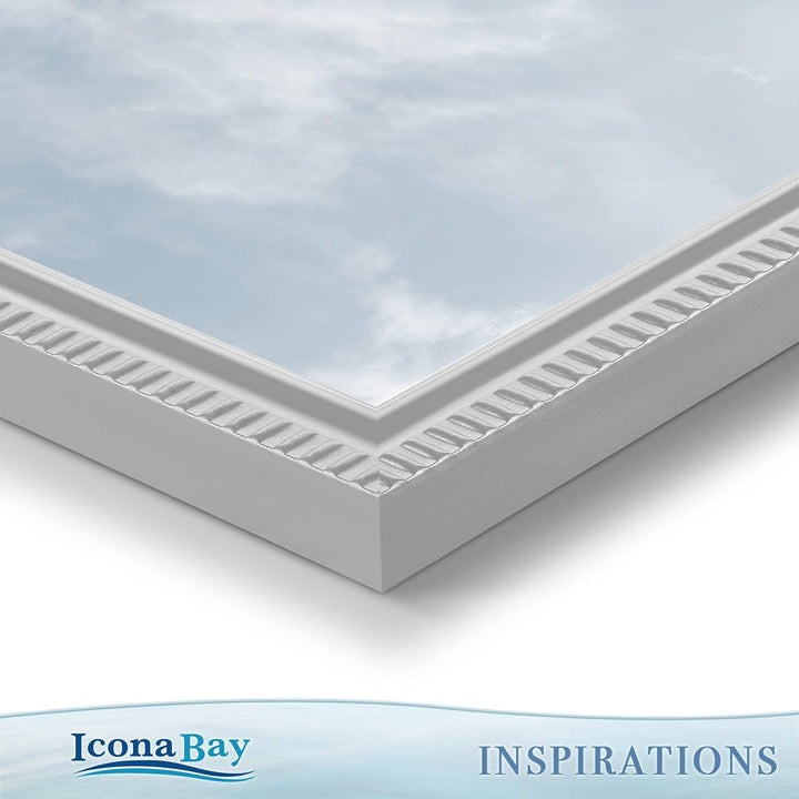 Icona Bay 4x6 (10x15 cm) Picture Frames (Gray, 6 Pack), Beautifully Detailed Molding, Contemporary Picture Frame Set, Wall Mount or Table Top, Inspirations Collection - Just Closeouts Canada Inc.
