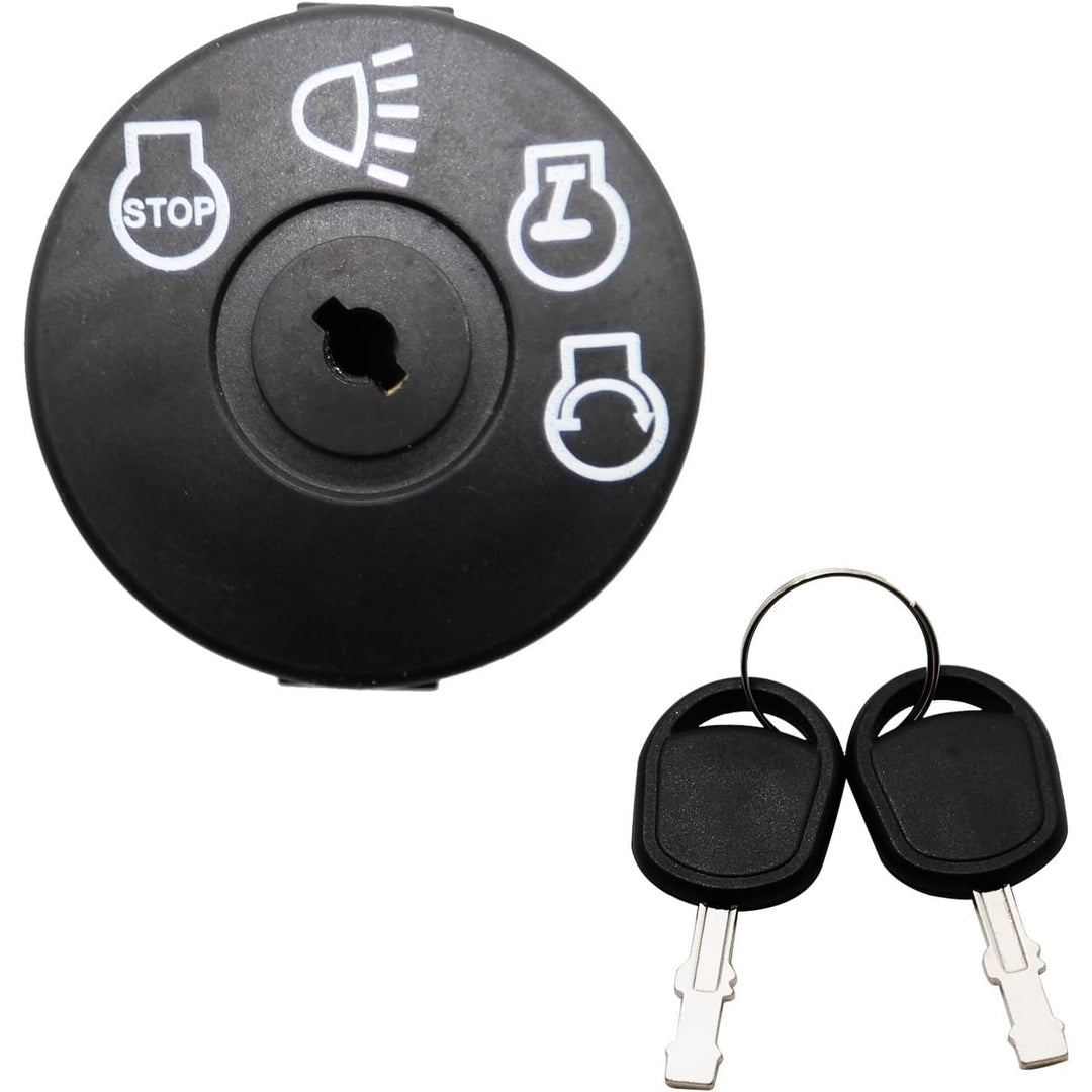 Ignition Starter Switch with 2 Key, 4 Position 7 Terminals Key Switch, Fit for Husqvarna Craftsman John Deere MTD Murray Riding Lawn Mower 532175566 175566 - Just Closeouts Canada Inc.