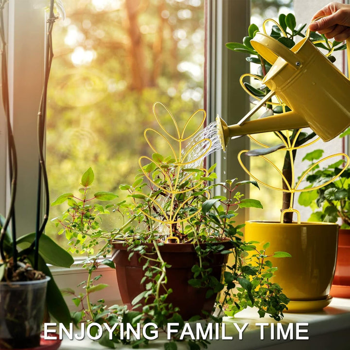 Indoor Plant Support, Trellis Leaf Shape Garden Trellis for Climbing Plant Metal Wire Stake for Potted Plant Houseplant Lover - PLJ - 011_CA - Just Closeouts Canada Inc.