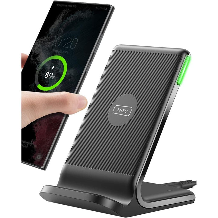 INIU Wireless Charger, 15W Qi Certified Fast Wireless Charging Stand - Just Closeouts Canada Inc.