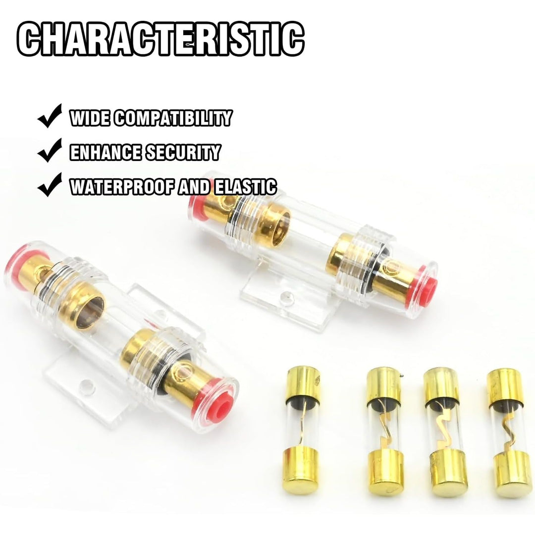 Inline AGU Fuse Holder Kit, 2 Holders & Four 30A Fuses - Just Closeouts Canada Inc.