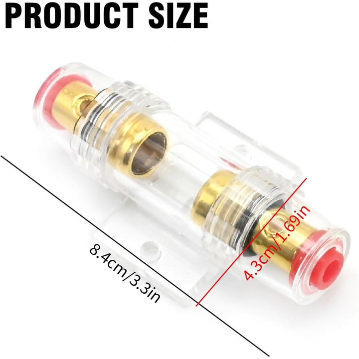 Inline AGU Fuse Holder Kit, 2 Holders & Four 30A Fuses - Just Closeouts Canada Inc.