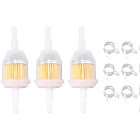 Inline Fuel Filter Kit – 3 Filters and 6 Clamps, 1/4–5/16 in - Just Closeouts Canada Inc.