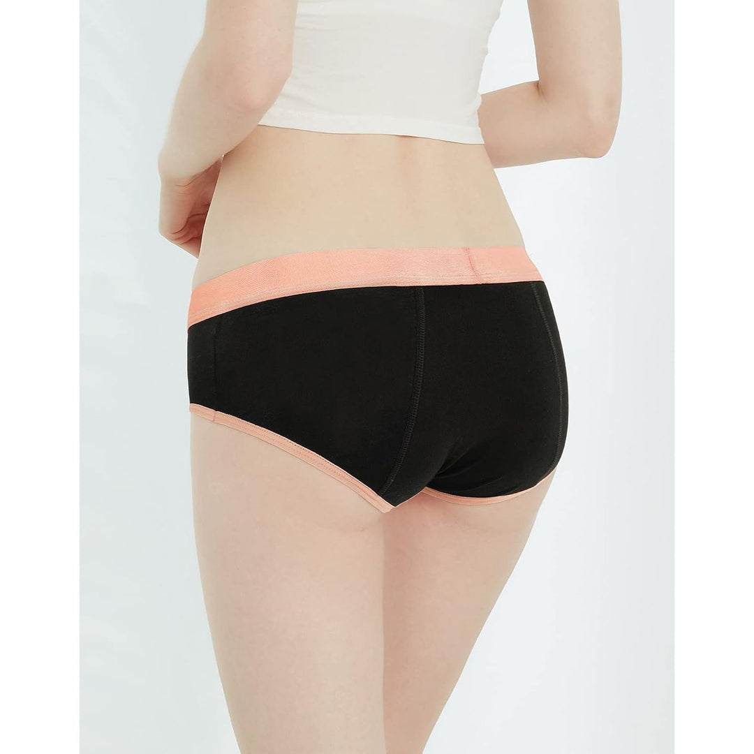 INNERSY Girls' Period Underwear, Colored Black, 12-14 Years, 3-Pack - Just Closeouts Canada Inc.X002Z3L5YL