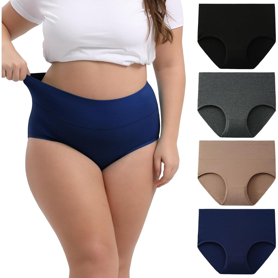 INNERSY Midnight Sands high-waisted underwear four-pack in XXL