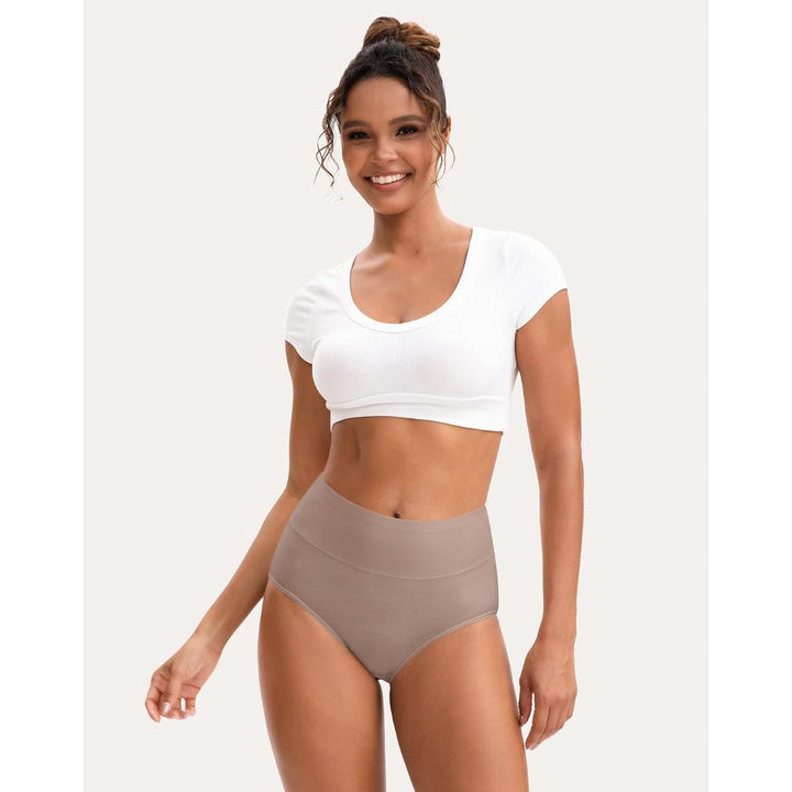 INNERSY Women's High-Waisted Cotton Underwear – Style 8, XL, 5-Pack - Just Closeouts Canada Inc.X001R59OAF