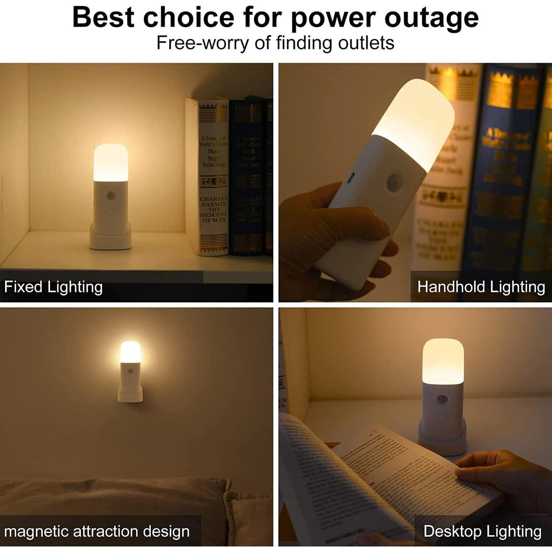 Intelligent Human Body LED Night Light Dimming USB Charging Bedroom Bedside with Sensitive Sensing Large Capacity Battery Portable Multifunctional Design for Multiple Scenes - Just Closeouts Canada Inc.B08L7PKHPN
