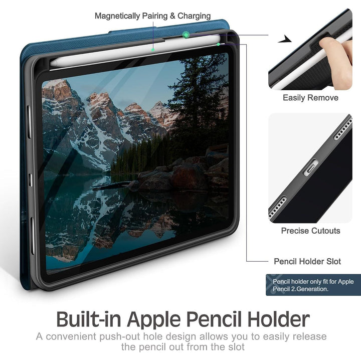 iPad mini 6/7 Case with Pencil Holder – Blue, 8.3 Inch - Just Closeouts Canada Inc.