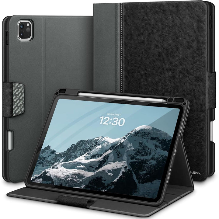 iPad Pro 13-inch M4 Case with Pencil Holder – Black/Grey - Just Closeouts Canada Inc.