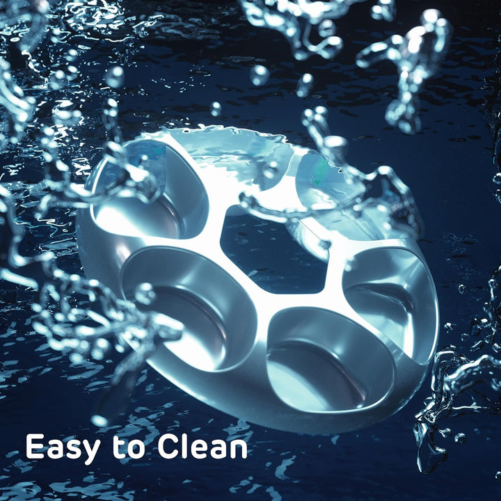 iPettie Upgraded Replacement Food Tray for Donut Frost Automatic Cat Feeder - Corrosion Resistant 304 Stainless Steel, 6 Isolated Portions, Waterproof and Dishwasher Safe - Just Closeouts Canada Inc.