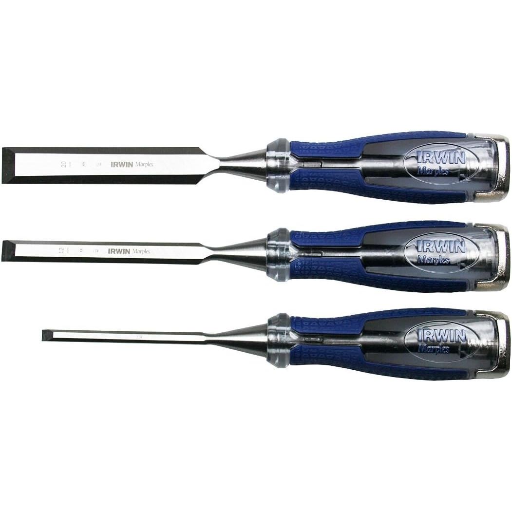Irwin 10504711 MS750 Chisel set 3-parts 6-12-20 mm in case - Just Closeouts Canada Inc.