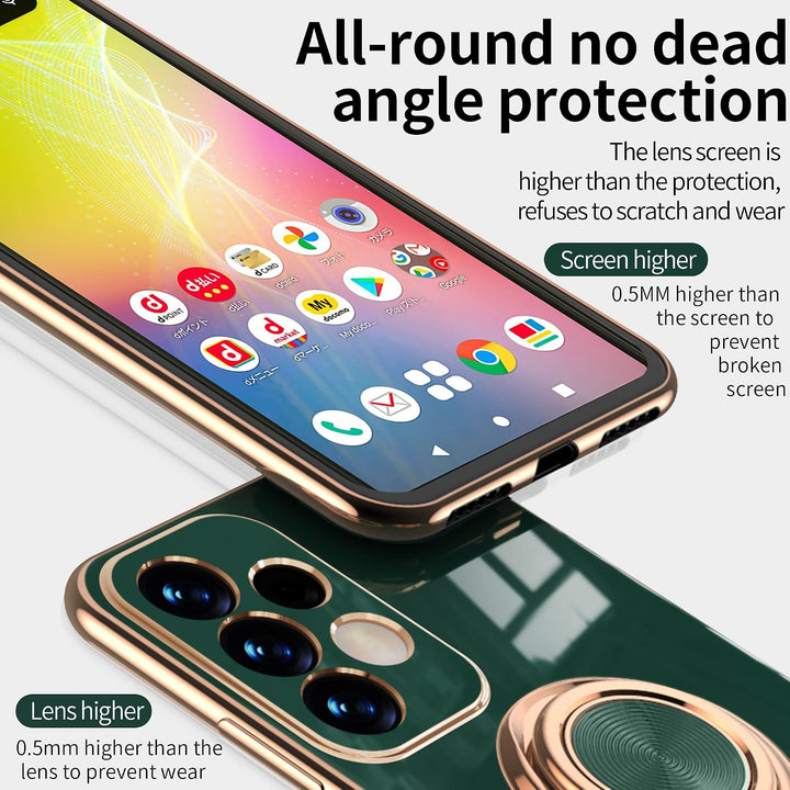 Grey Galaxy A53 5G case with rotating ring