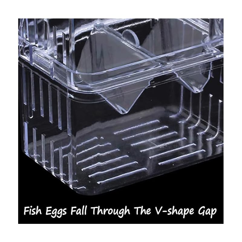 Close-up of breeder box divider