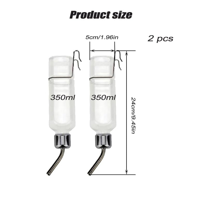 Two-bottle 350 mL size diagram