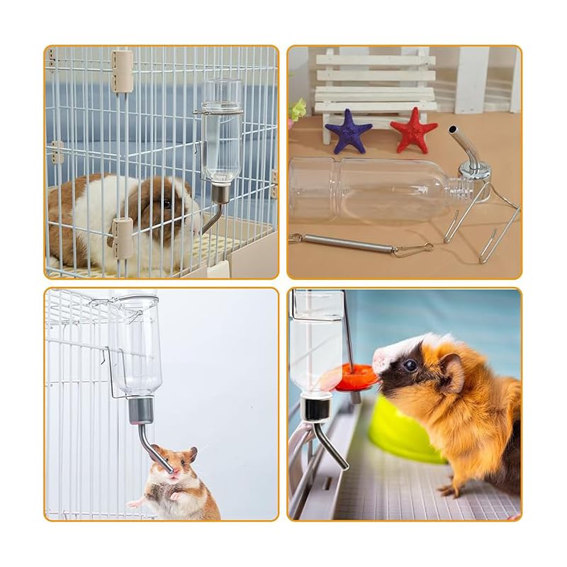 Small animal water bottle use examples