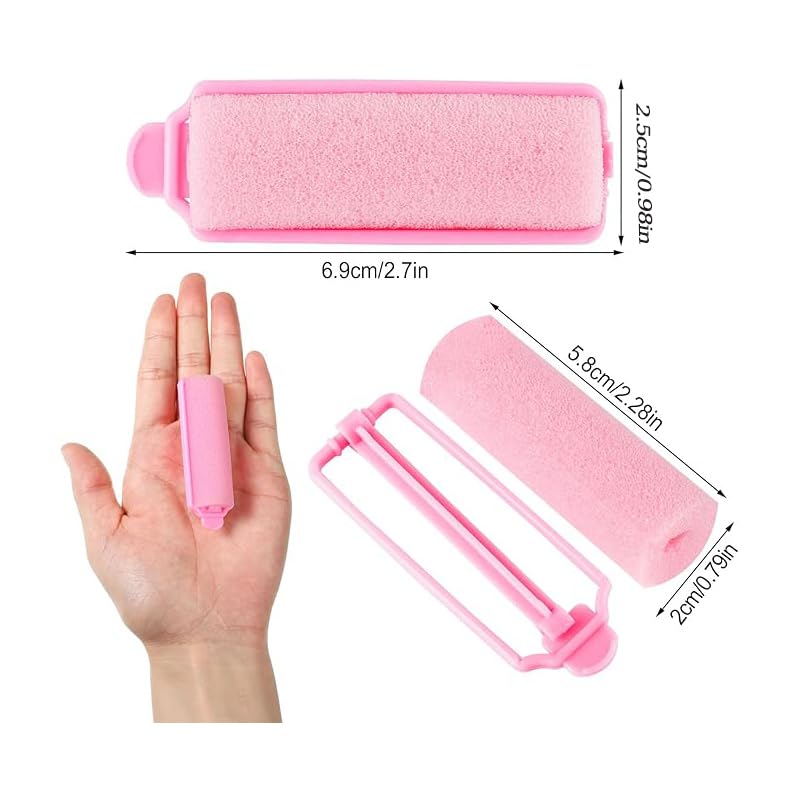 Foam roller size compared with hand