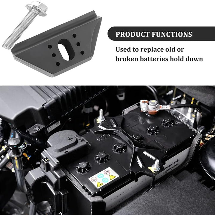 Battery clamp components and use