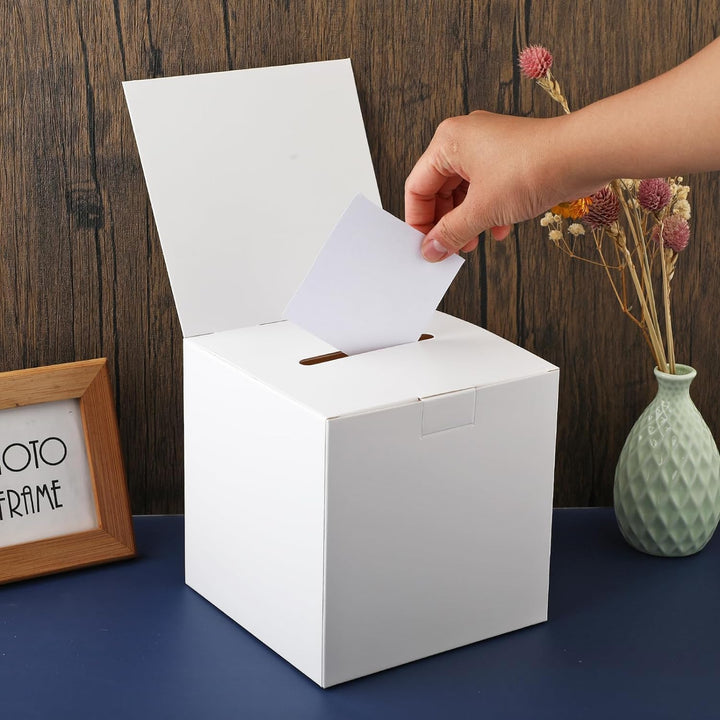 White ballot box used for a paper submission