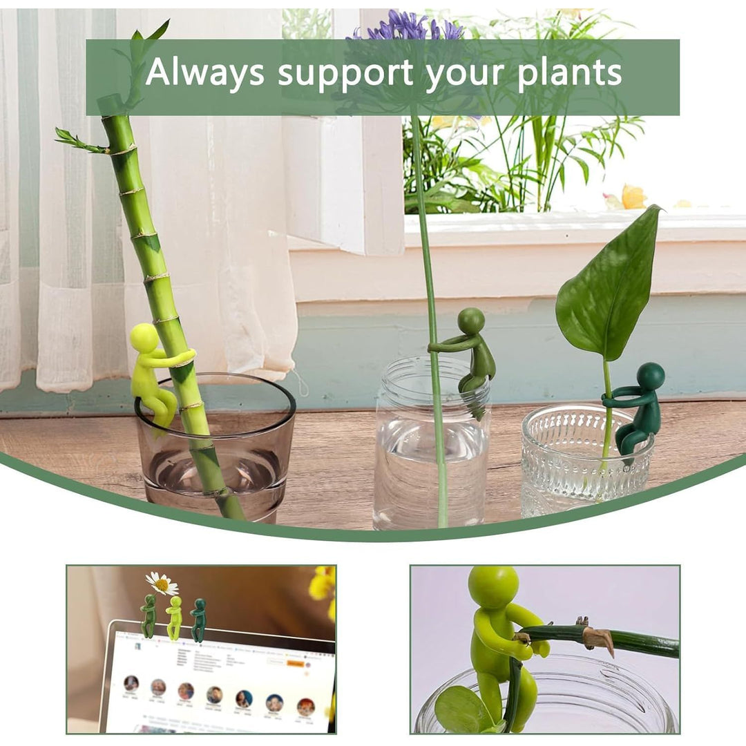 Plant cutting holders on glasses and jars