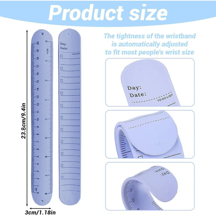 Memo wristband size and writable side