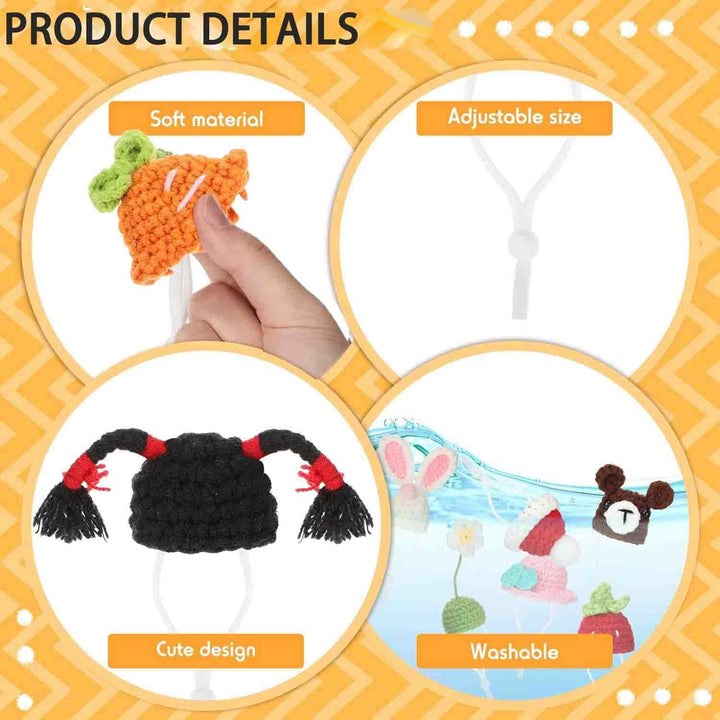Miniature pet hat construction details