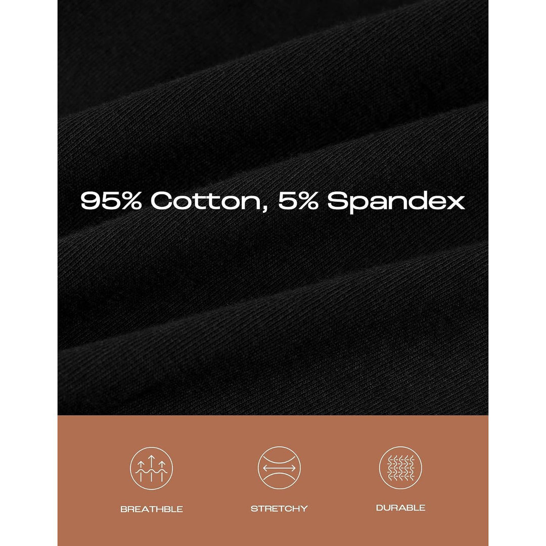 Black cotton-blend fabric close-up