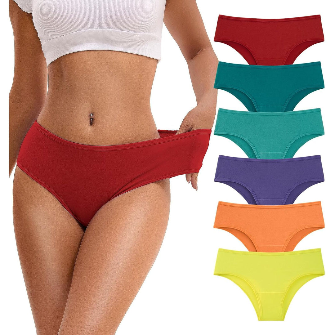 Sugar six-pack of cheeky hipster underwear