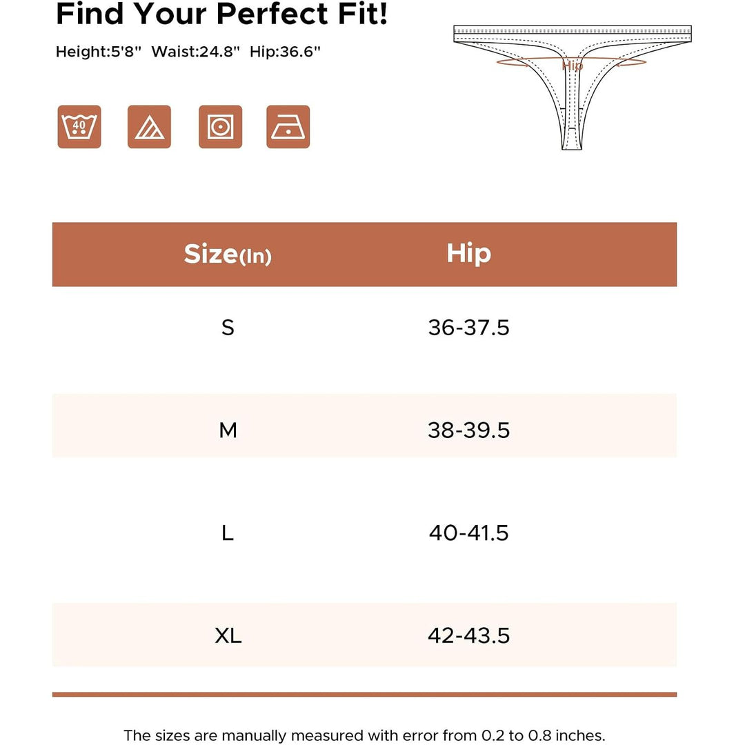 Size chart showing Small hips 36–37.5 inches