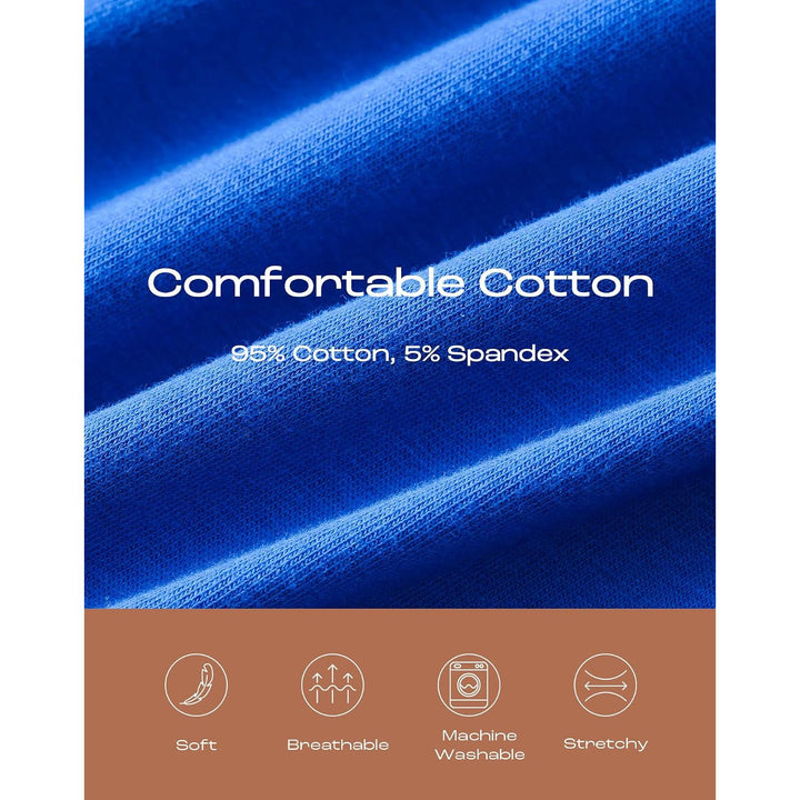 Cotton fabric and care details for boxer briefs