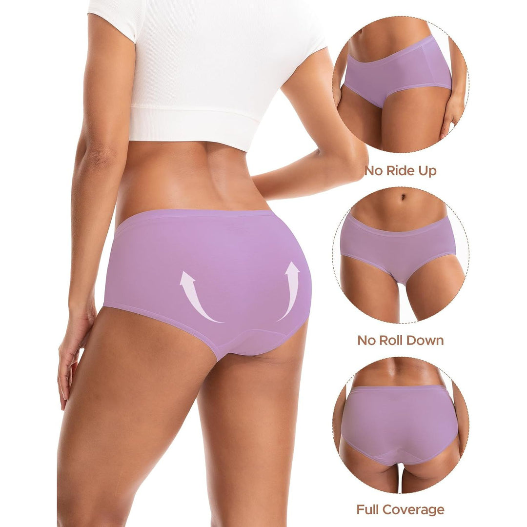 Grape modal hipster underwear back fit and coverage