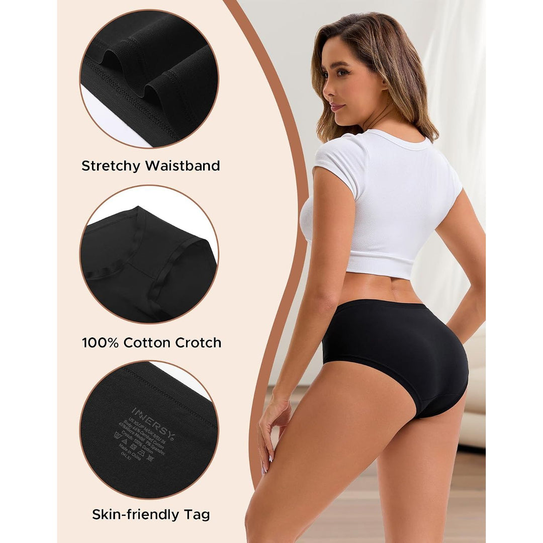 Black hipster underwear back fit and construction