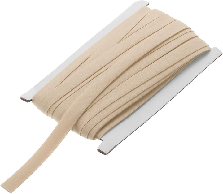 Khaki 1/2-inch double-fold bias tape roll