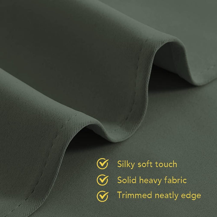 Dark mallard fabric close-up