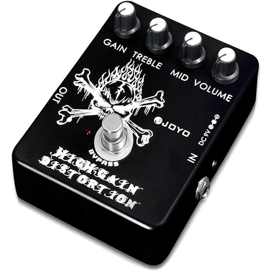 JOYO High Gain Distortion Pedal from AC/DC Crunch to Heavy Metal with Full Range EQ for Electric Guitar Effect - Bypass (JF - 04) - Just Closeouts Canada Inc.