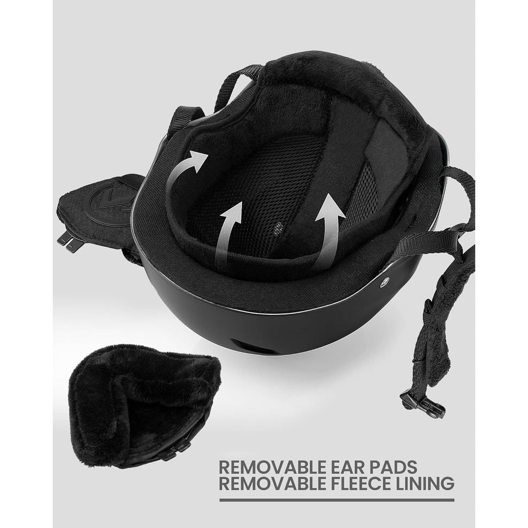 Kelvin Ski Helmet - Snowboard Helmet for Men, Women & Youth, Large Black - Just Closeouts Canada Inc.