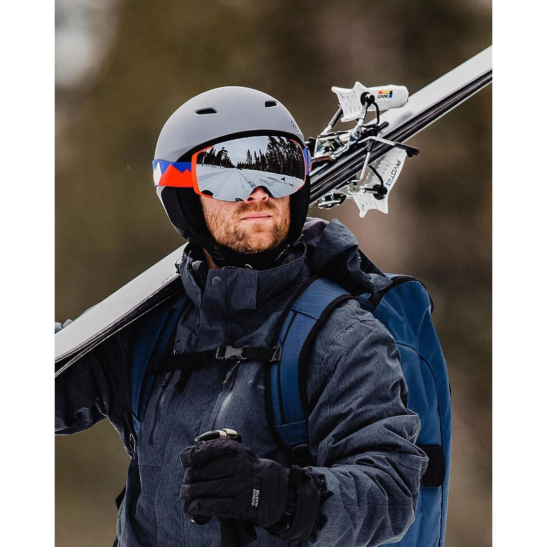 Kelvin Ski Helmet - Snowboard Helmet for Men, Women & Youth, XL Grey - Just Closeouts Canada Inc.