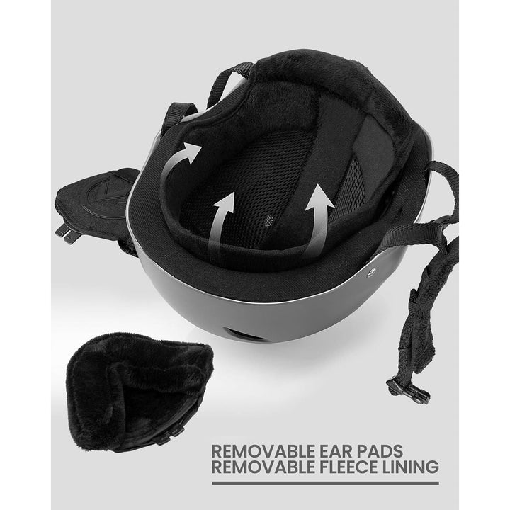 Kelvin Ski Helmet - Snowboard Helmet for Men, Women & Youth, XL Grey - Just Closeouts Canada Inc.