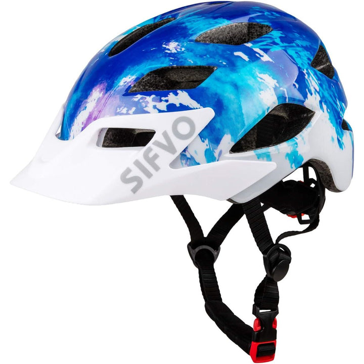 Kids Bike Helmet for Boys and Girls 5-14, With Removable Visor, Multi-Sport Safe and Comfortable (50-57cm), Navy Blue - Just Closeouts Canada Inc.