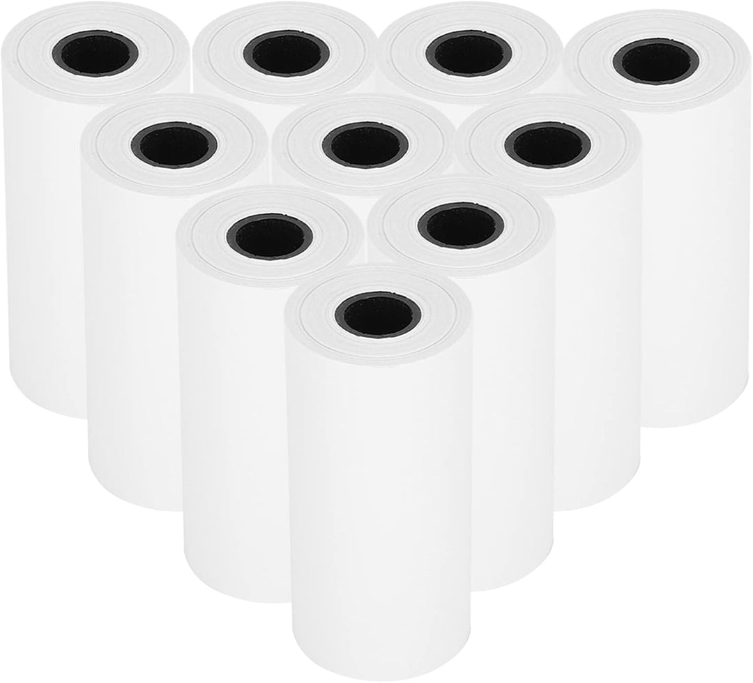 10 rolls of white thermal paper for kids cameras