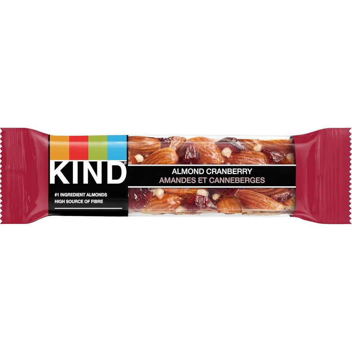 KIND Bars, Almond Cranberry, Gluten Free, 40 Grams, 12 Count - Just Closeouts Canada Inc.602652671272