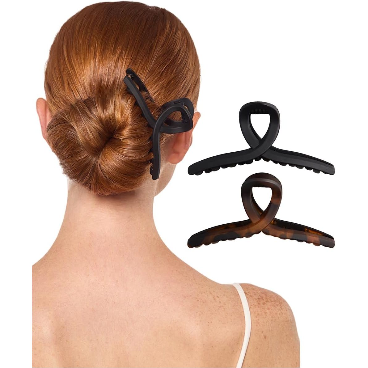 Large Loop Hair Claw Clips for Thick Hair, Stylish Banana Clip