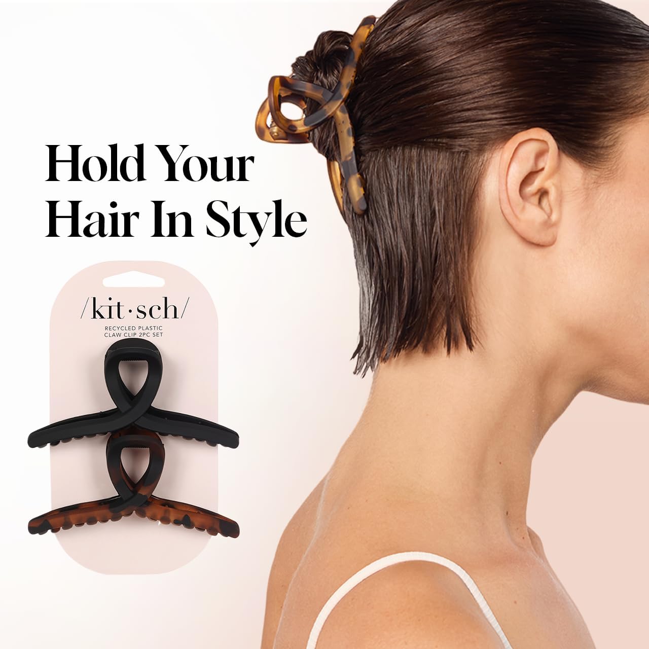 Large Loop Hair Claw Clips for Thick Hair, Stylish Banana Clip