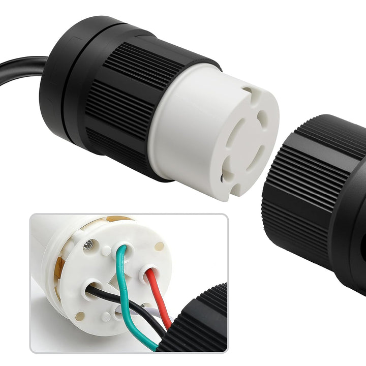 L14-30R Locking Female Connector – 30A 125/250V, 2 Pack - Just Closeouts Canada Inc.