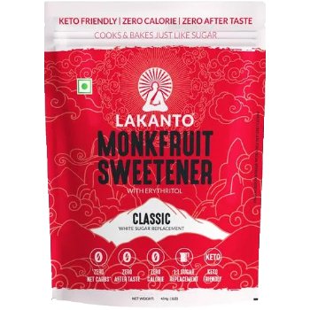Lakanto Sweetener Erythritol Monk Fruit Blend, Classic 454g - Just Closeouts Canada Inc.843076001225